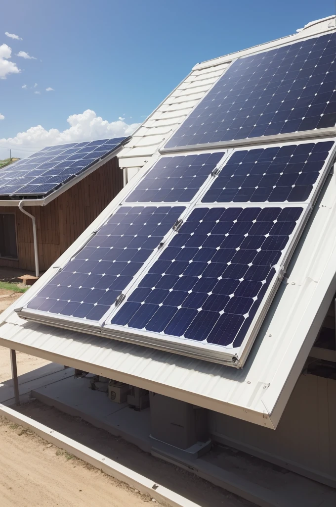 Make a project in autocad about a portable solar panel
