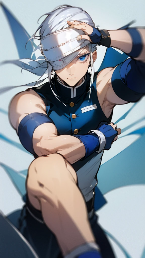 full body, A man in a short cloth, pubic hair, different dynamic poses, expression. --auto --s2