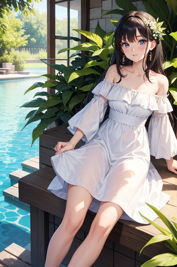 off-shoulder dress