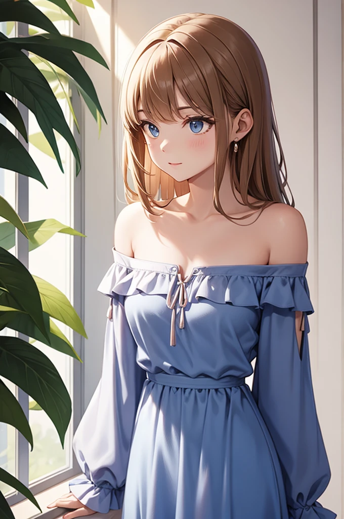 off-shoulder dress