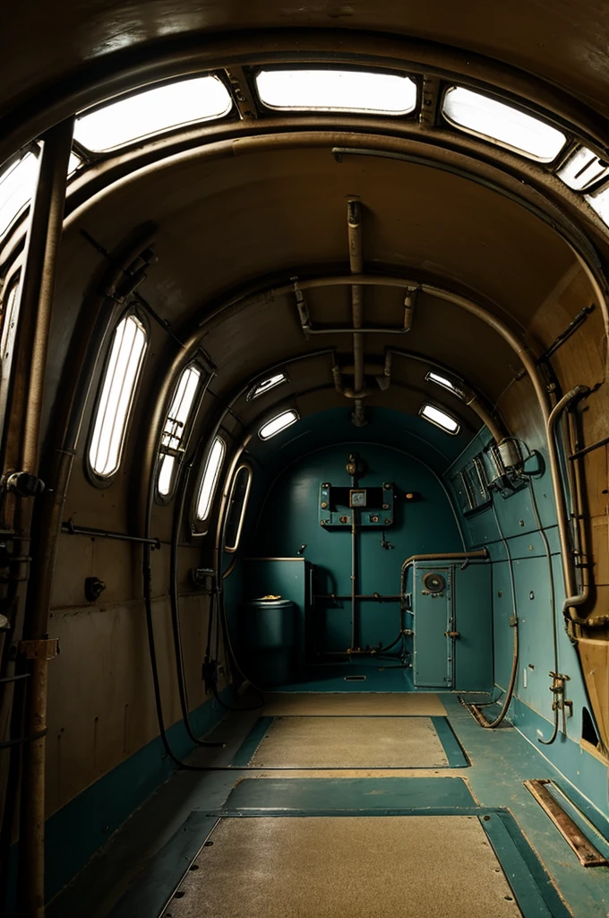 interior of a submarine 