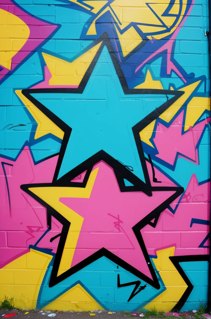 Graffiti style star