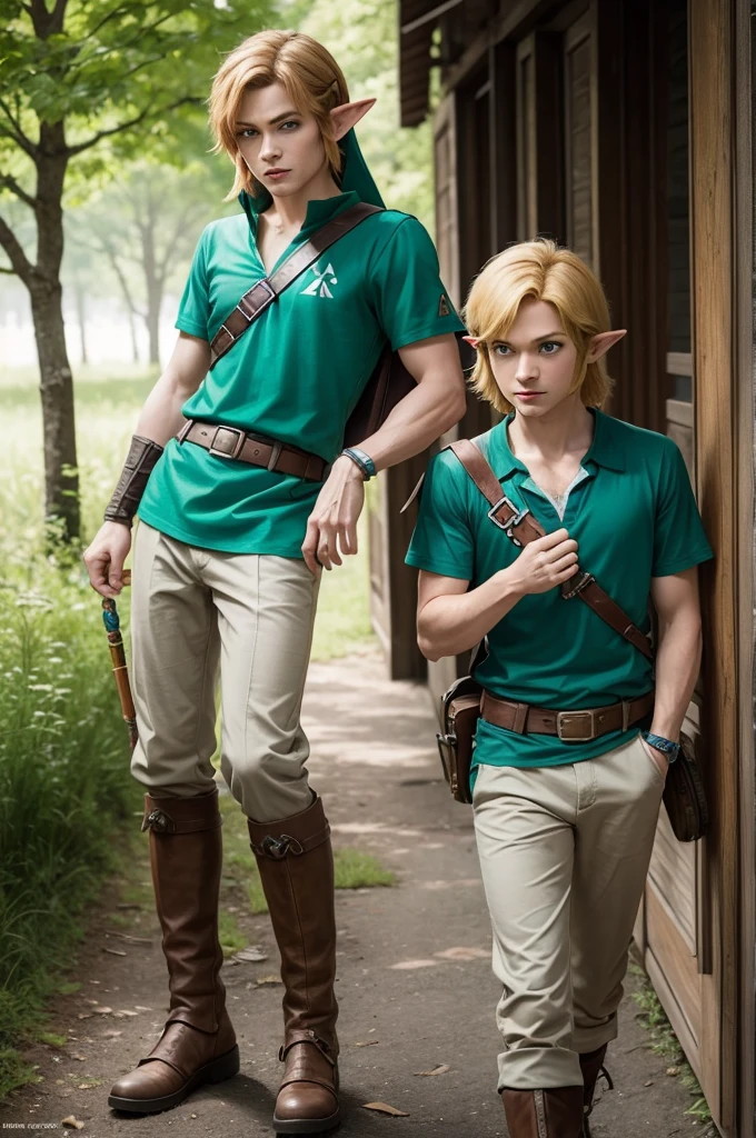 My image with traces of the legend of zelda link