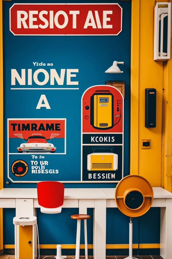 Create a sign that says Retro and nostalgia
