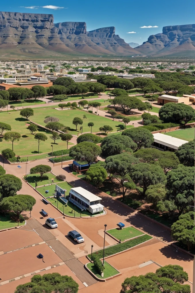 I need a small animated map where the corners and blocks of a tourist place in South Africa are, where the directions for how to get there, for example, the place is two blocks from the park, the map will go from the park to the place.