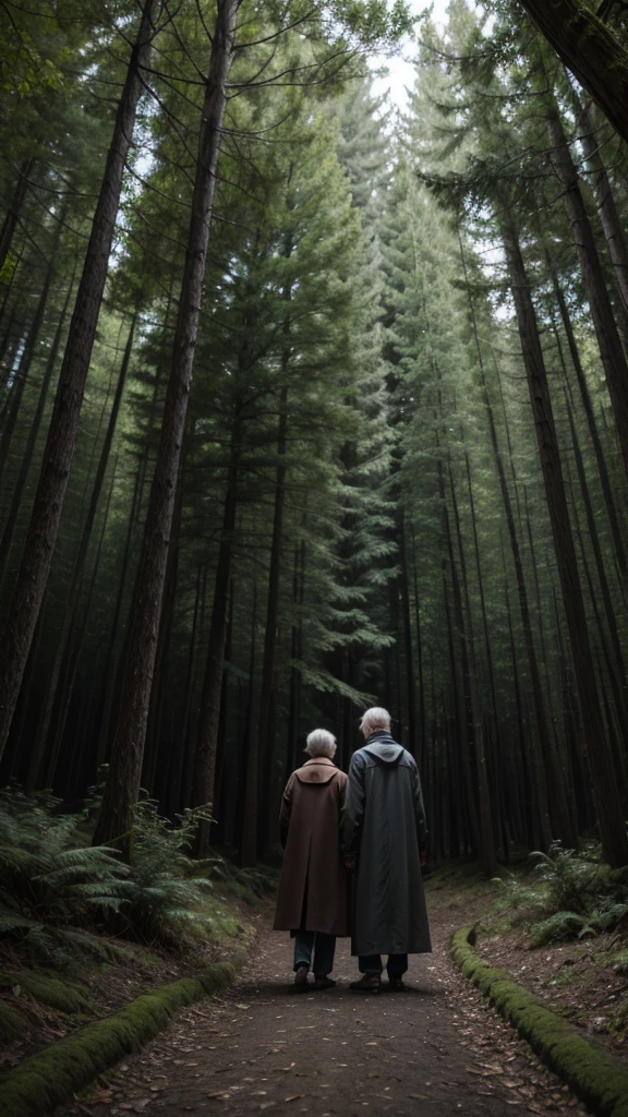 Elders in a dark forest