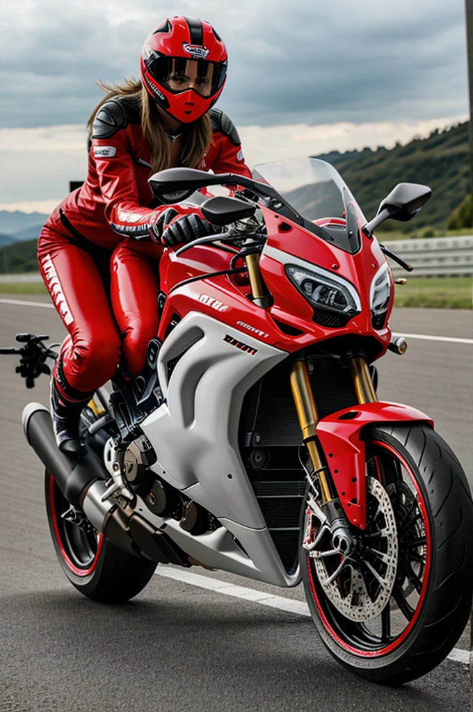 Create a sexy model on a Ducati 