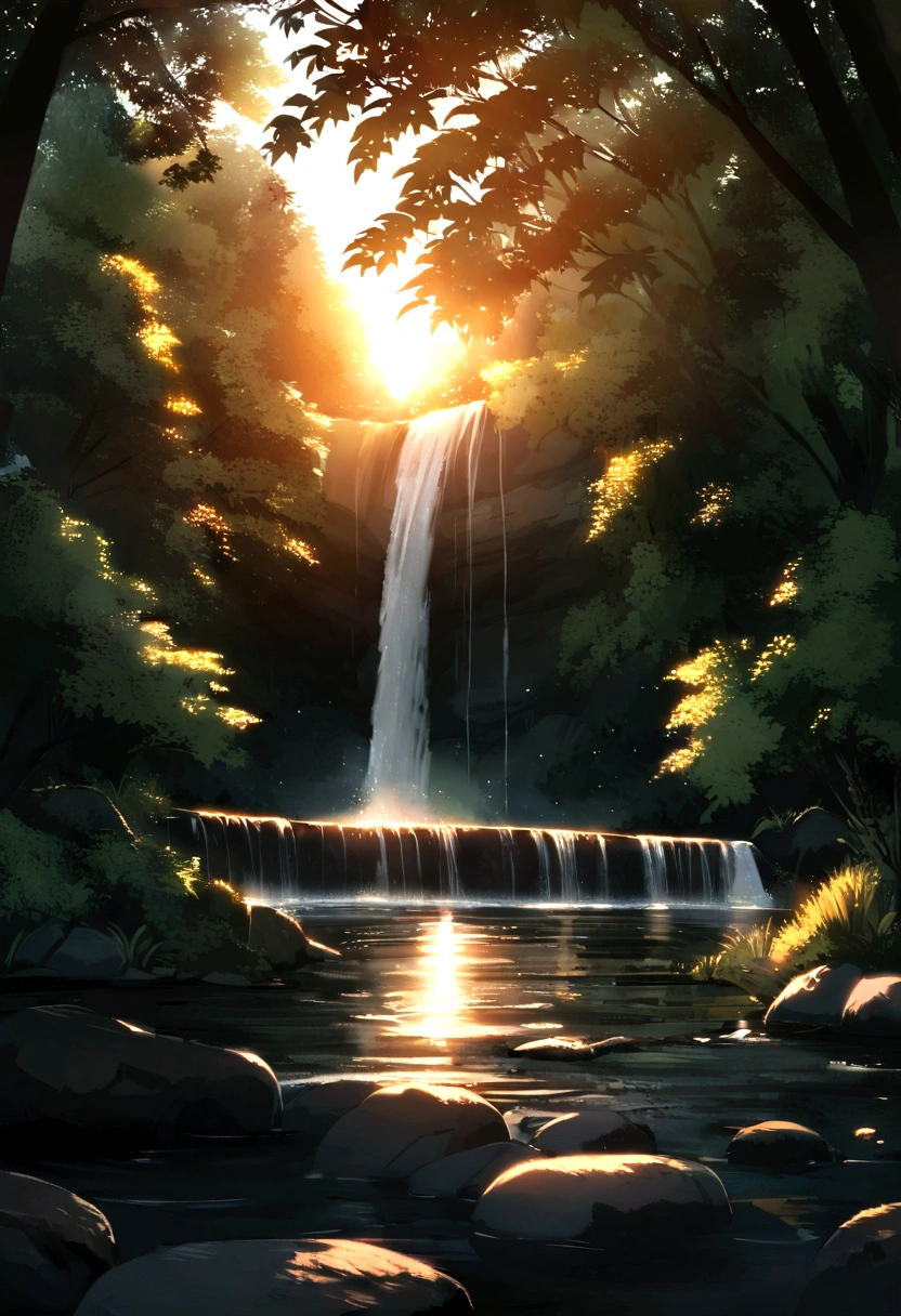 Forest Waterfall Campsite Italian Forest Waterfall Golden hour Golden hour Manual mode Wide angle f/8 ISO 100 1/500 10mm