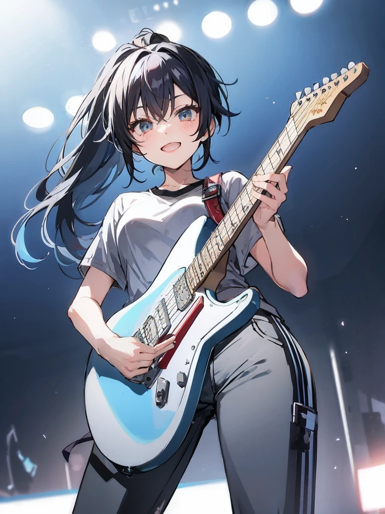 black hair