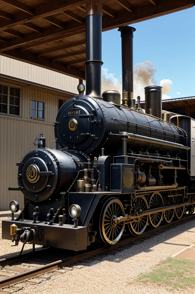 Steam engine made from spirit cans