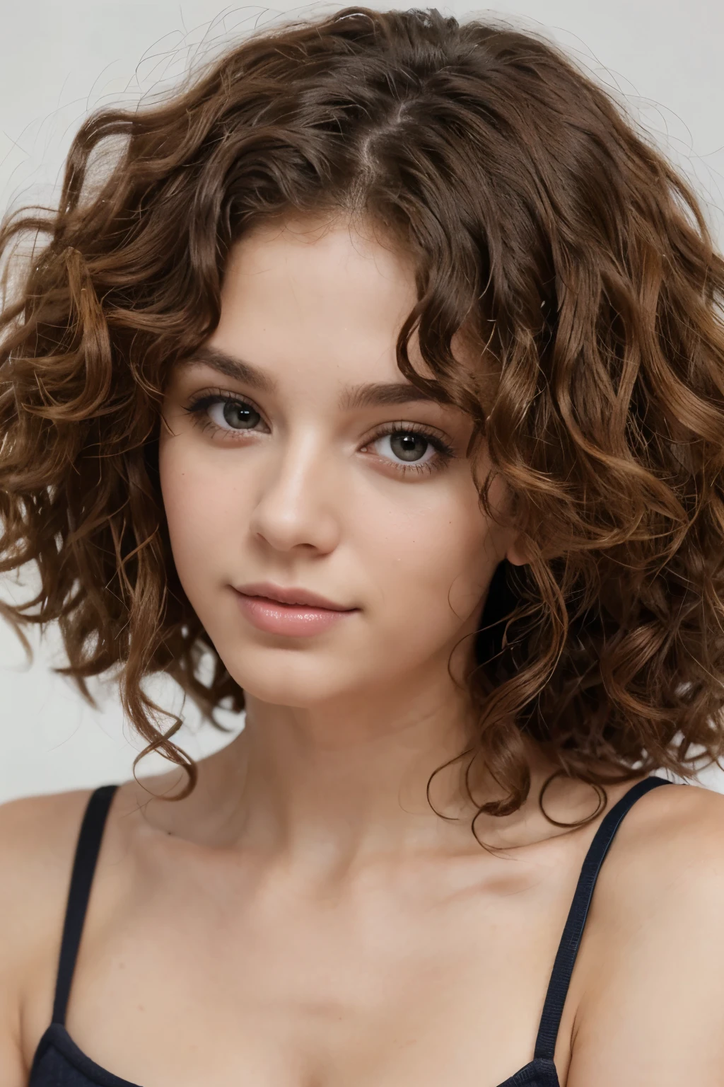 create image of a woman with curly hair natural definition of curls