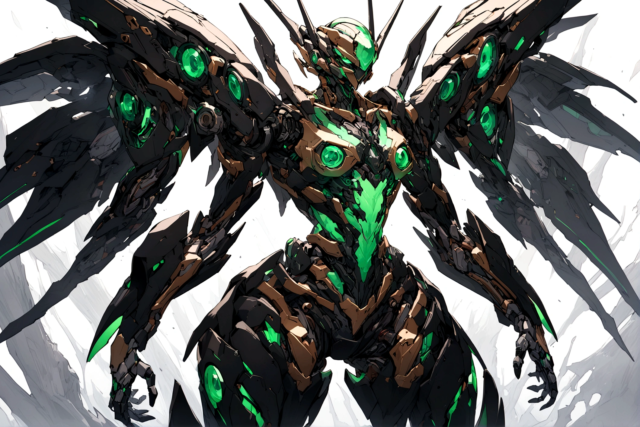 Generates a detailed male human cyborg hybrid, This post creates a captivating depiction of a detailed human cyborg hybrid., showing the perfect fusion of organic elements, mechanical and cybernetic. Fighter class cyborg should possess advanced technology., Perfectly integrated with its biological characteristics., resulting in a formidable and visually impressive being that captures the imagination.. Strike a balance between the natural world and cutting-edge technology in this unique design,