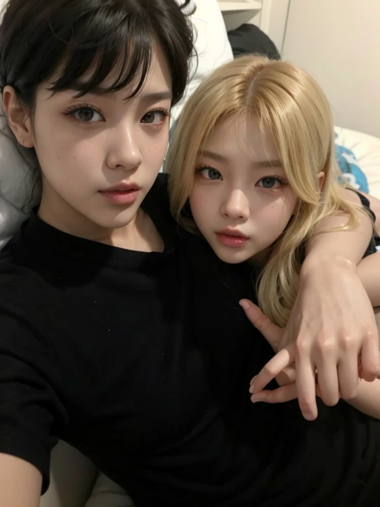 couple ia 4k full hd blonde girl