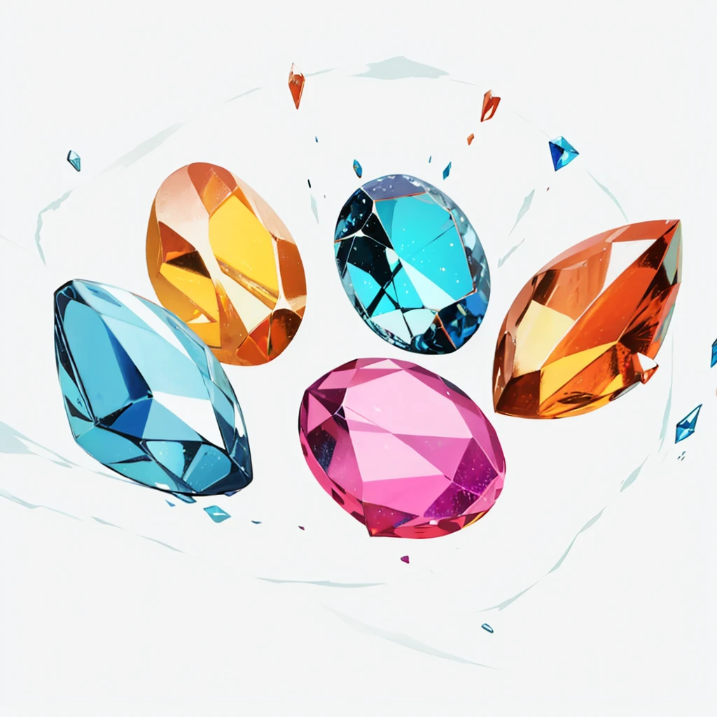 Blue Gem,An illustration,4K,8K,Highest quality