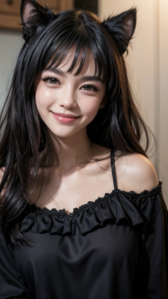 1girl, solo, breasts, colorful, (detailed skin:1.3), sharp focus, delicate, (8k, RAW photo, best quality, masterpiece:1.2), RAW photo, detailed eyes, physically based rendering
bare shoulders, bare arms, bare legs
panties, school uniform
<lora:KYJung:1> <lora:add_detail:0.5> <lora:reality:0.1>