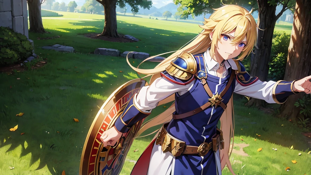 アニメ, roman, ancient shield ,elsword, mythological, legendary, sunlit,  