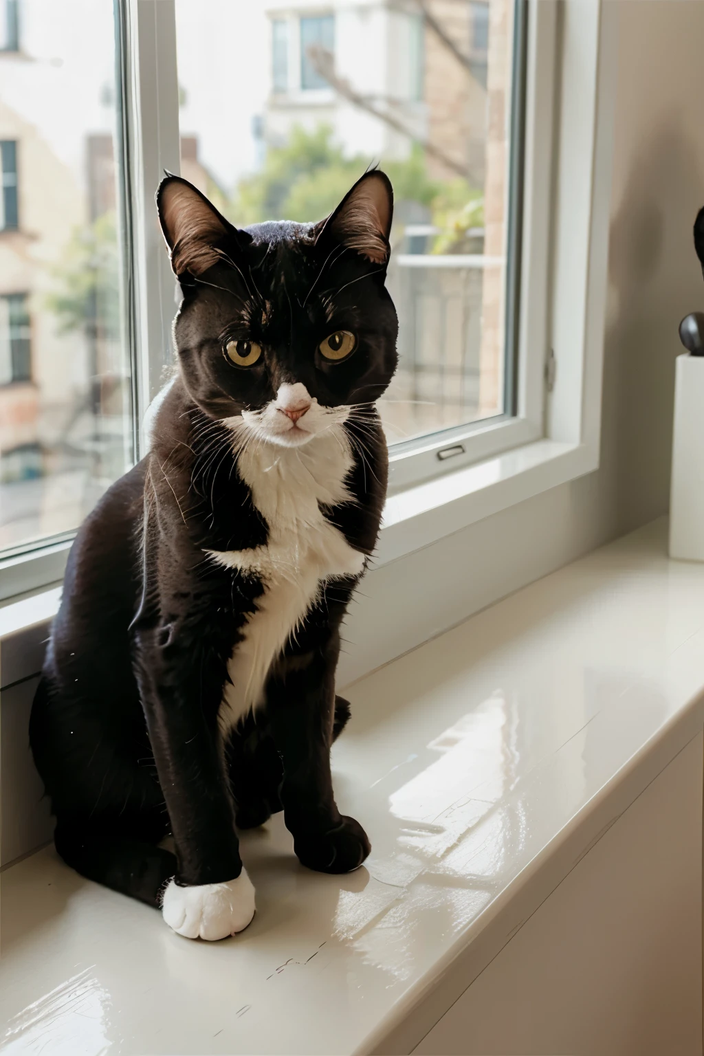 Cat on the windowsill