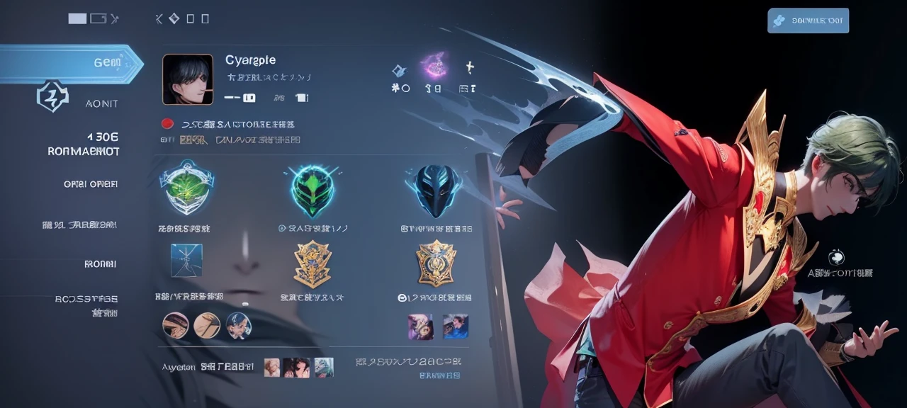 Attractive profile picture, masterpiece, ultra-precise rendering, beautiful and cool young man, trustworthy, dependable young man, savior of the world, simple design, most beautiful image, 4K, light green eyes, the color of the clothes is the same as the original, cyber ninja mask.