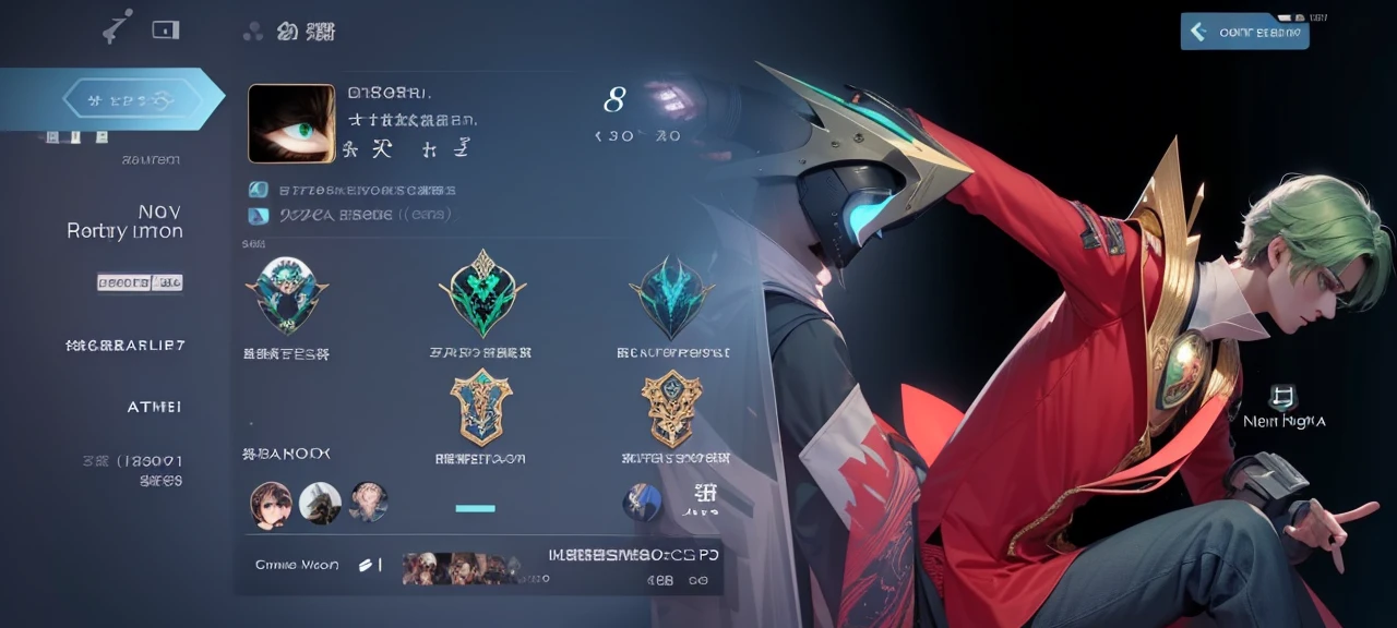 Attractive profile picture, masterpiece, ultra-precise rendering, beautiful and cool young man, trustworthy, dependable young man, savior of the world, simple design, most beautiful image, 4K, light green eyes, the color of the clothes is the same as the original, cyber ninja mask.