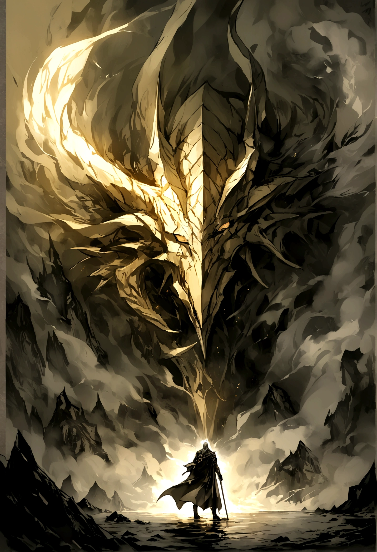 Sheogorath owes his origin to his fellow Daedric Princes, for he was formerly Jyggalag, the Daedric Prince of Order. In times beyond memory, Jyggalag had vastly grown in power, and his influence spread across the seas of Oblivion. The other Daedric princes grew jealous and fearful and cursed Jyggalag to live as Sheogorath, the incarnation of the thing he hated most.