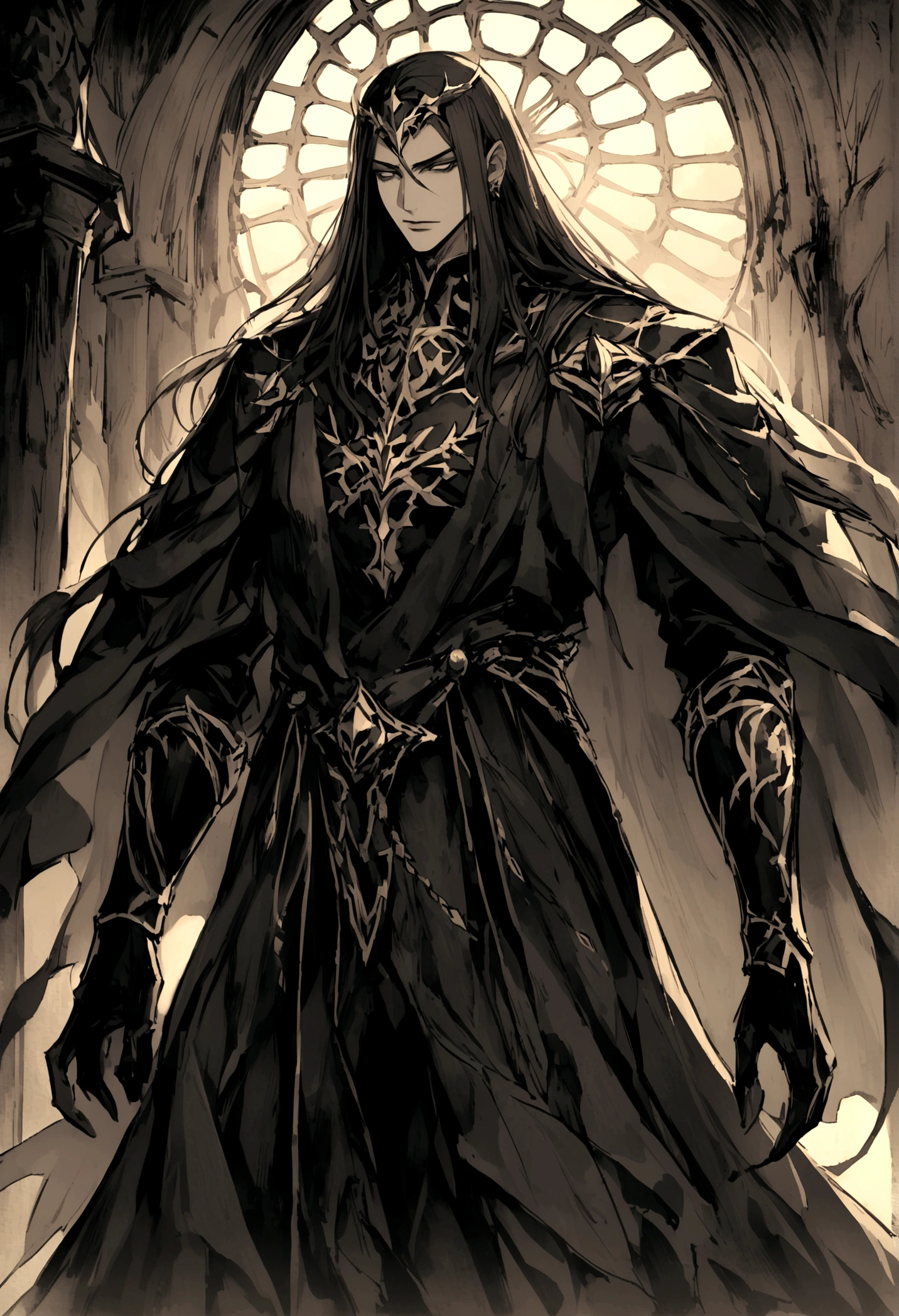 Sheogorath owes his origin to his fellow Daedric Princes, for he was formerly Jyggalag, the Daedric Prince of Order. In times beyond memory, Jyggalag had vastly grown in power, and his influence spread across the seas of Oblivion. The other Daedric princes grew jealous and fearful and cursed Jyggalag to live as Sheogorath, the incarnation of the thing he hated most.