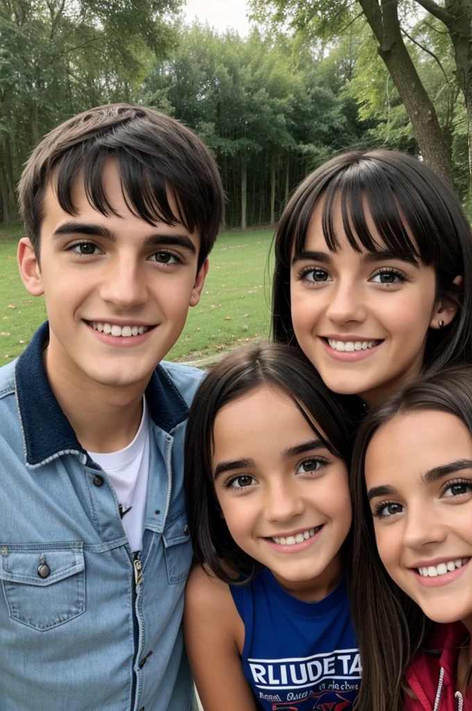Alizée Bois with Michou the YouTuber