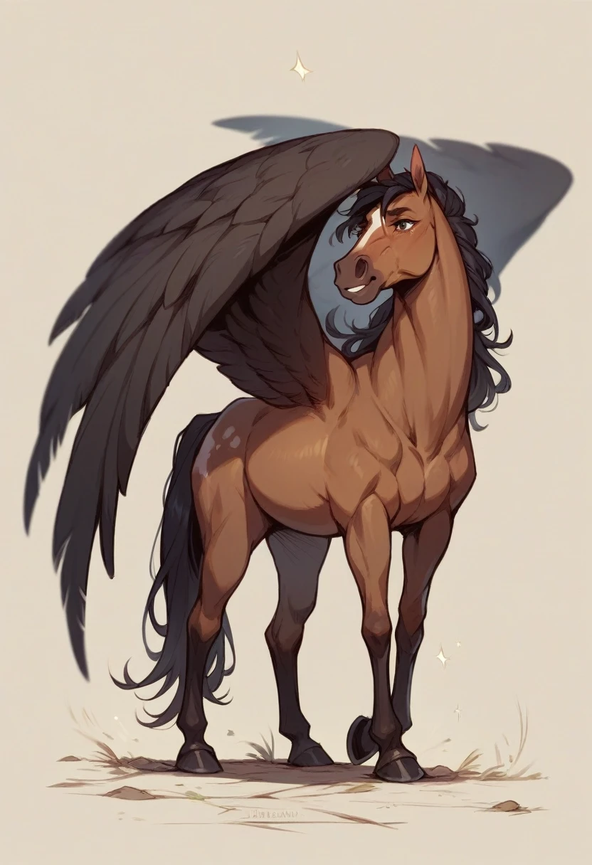 a horse with wings