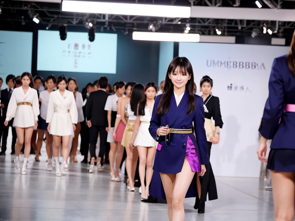 An extremely beautiful Japanese high school girl race queen who highlights her beautiful legs、She was photographed walking down the runway at a fashion show wearing Umbra's new underwear.、She is an eternal idol who combines a clean look with modern charm.。 She creates such beauty。 She feels her own warmth。 She creates a warm atmosphere。 We create beauty。 That's what I want to say。 In her full body photo、The figure features porcelain-like skin and golden hair that radiates a soft glow.。 This is probably、It captured the essence of her timeless charm.、This is the best shot ever.。 Each straight line and curve is carefully expressed.、Breathtakingly beautiful with impeccable detail。 This piece perfectly captures her timeless beauty.。 Divine Proportions、Sharp focus、Full-body photo taken by Kishin Shinoyama、high quality、High resolution、Detailed Background