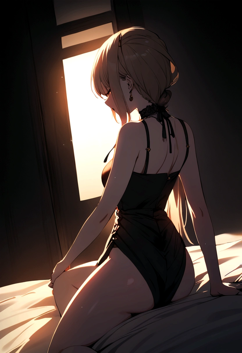 A girl having sex