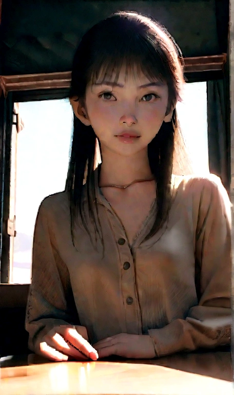 ((1 Spanish girl)), (Laia Manzanares) (Model interpolation, 17 yr old, Youngh)), ethereal cute, Scrawny, , smooth light, ((David Hamilton Style)), approximate image, tabletop, best qualityer, Photorealistic, 8K, high resolution, skin detailed, 8k hd, slr digital, smooth lighting, high qualiy, Film grain, Fuji XT3