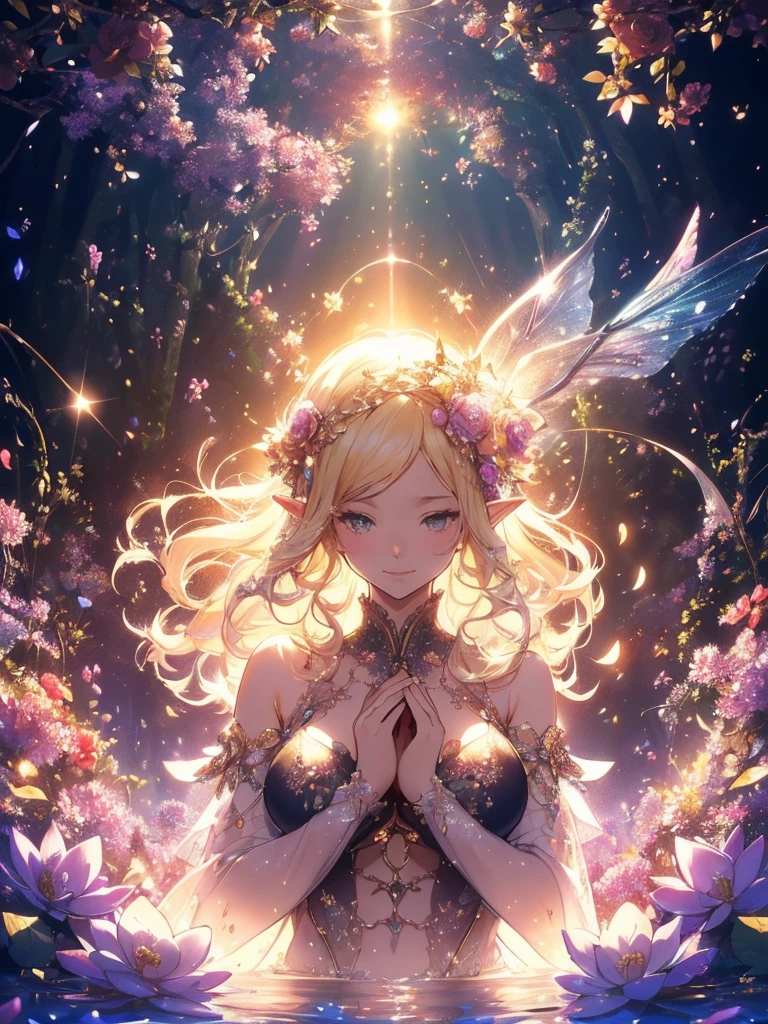 最high quality、1 beautiful woman, ((sleep on your back,)) Sleeping in the pool、View from the front、Lying down in the pool、Wet、In the water、Lying on its back on the water, looking at you、、detailed groin、Sex、Blushing、To act embarrassed、impact、Sex、Ecstasy、、Filled with red roses、 E.G: Worst quality ,flower fractal fine art、Fill the screen with flowers、Bigger on the screen、Lie on your back and face this way、Beautiful Eyes、lie on flower,s Water, Sleeping Princess、Fairy tale、Märchen Beautiful Eyes,High-definition depiction, Realistic, 8K, Unity, , light smile, Beautifully and vividly drawn, , Beautiful, beautiful, clear skin、sexly see-through swim suit,比基尼 ,sexly 、Ecstasy、 Raise your arms behind your head, Romanticism,mosquito。 The most beautiful form of chaos, Mr..々Farbe, Intertwined flowers, P article,Magical gentle light,smile,sexy,image quality、masterpiece、Beautiful Face、Super beautiful woman((Big breasted 22 year old office lady、Bust 100,Beautiful long ironed hair、Blonde Hair、height: 165cm。、sexy、Esbian、high quality、、Visual Arts、最high quality、1 woman E.G: Worst quality ,Flower fractal art、、Beautiful radiance,High-definition depiction, Realistic, 8K, Unity, , light smile, Beautifully and vividly drawn, , Beautiful, beautiful, clear skin、sexly ((see-through 比基尼,))Countless rays of light pouring down, Swirling Light, , Raise one arm above your head, Intense light is emitted from the magic flower circle in front of the girl. Romanticism,: The most beautiful form of chaos, Mr..々Farbe, Intertwined flowers, Particle,magical gentle light,smile,sexly,image quality、masterpiece、Beautiful Face、Super beautiful elf woman((Big breasted ,Beautiful 、sexly、Esbian、、high quality、Visual art、Written boundary depth、、elf Ears、、universe、Happy smile、、、elegant、ticker beautiful decorative、、magic、、Beautiful bed、A kind smile、wonderful、Fluttering petals、、Cultivate fantasy、、Mystery light Lots of flowers、、art、art,mystery,Ultra-high resolution,atmosphere 最high quality、((sleep on your back))