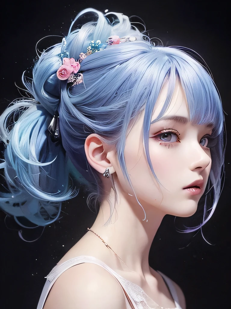 Nice style、(((Stylish fashion))), 8K quality、Intense watercolor, Detailed watercolor art, Watercolor splash, surreal, Avant-garde pop art, Beautiful and expressive paintings, Beautiful artwork illustration, Very colorful tones, wonderful, Cool Beauty, Highest quality、Official Art, vector art, stylish design, (((The most beautiful boy))), (((Highest quality))), High resolution, ((detailed)), (((Doodle Art)), ((masterpiece)), ((Super detailed)),  (((stylish))),(((artistic hairstyle)))