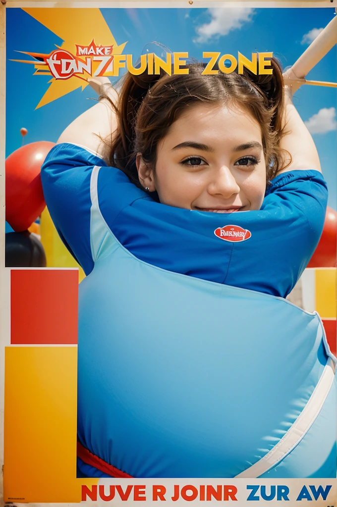 Make a poster of the fun zone like a disney poster