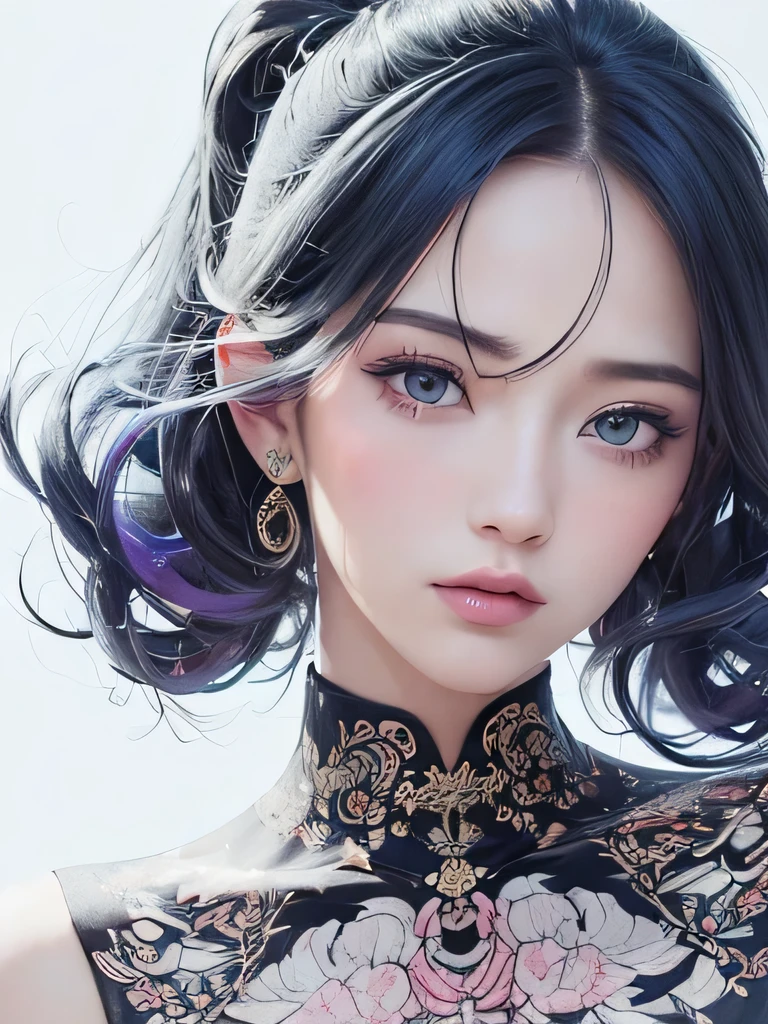 Nice style、(((Stylish fashion))), 8K quality、Intense watercolor, Detailed watercolor art, Watercolor splash, surreal, Avant-garde pop art, Beautiful and expressive paintings, Beautiful artwork illustration, Very colorful tones, wonderful, Cool Beauty, Highest quality、Official Art, vector art, stylish design, (((The most beautiful boy))), (((Highest quality))), High resolution, ((detailed)), (((Doodle Art)), ((masterpiece)), ((Super detailed)), (((stylish))),(((artistic hairstyle)))