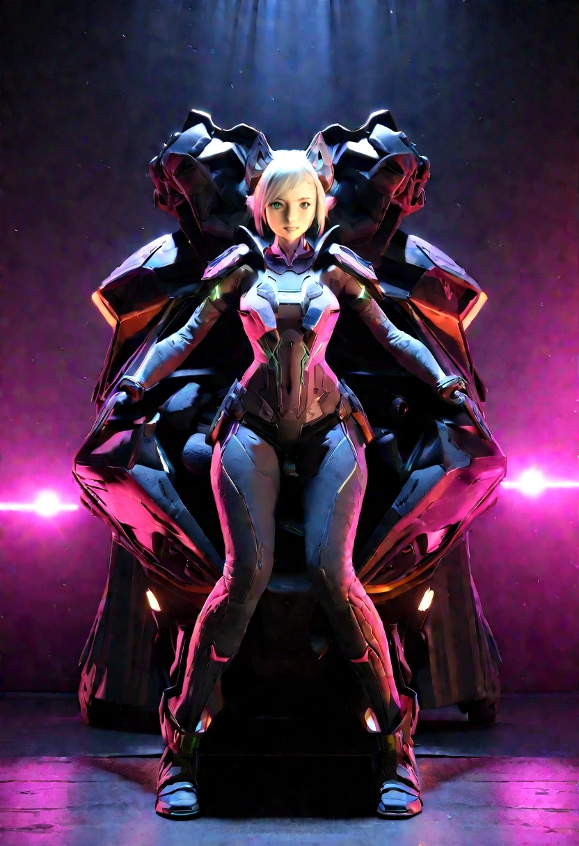 ((best quality)), ((masterpiece)),3d, ((Full body image of a beautiful cyberpunk woman)),HDR (high dynamic range),ray tracing,NVIDIA RTX,super resolution,unreal 5,PBR texturing,After treatment,Anisotropic filtering,depth of field,Maximum clarity and clarity,multilayer texture,Albedo and specular maps,surface shading,Accurate simulation of light-material interactions,perfect proportions,octane rendering,two tone lighting,wide aperture,low iso,white balance,rule of thirds, overwatch,