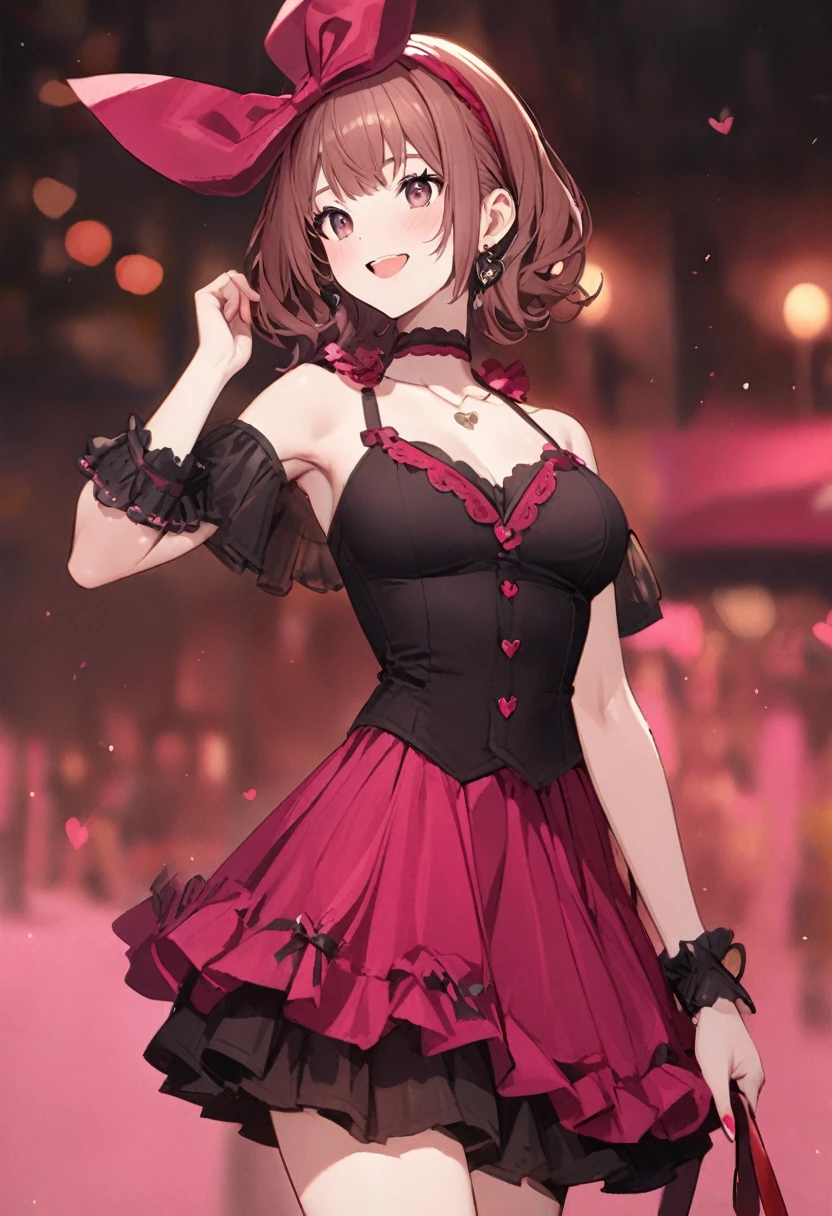 Design a simple Valentine's Day pattern,The word "love" is written on it, Transparent Background, element,Composition in the shape of a heart,Boys and girls intertwined,Modern fashion clothing,Simple cyberpunk city as a backdrop,