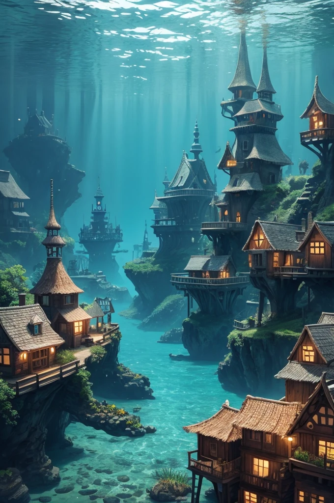 underwater village