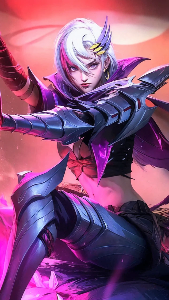 ((Best quality, 8k, Masterpiece :1.3)), 1girl, Pretty woman with emphasizing slender abs :1.3, (random hairstyles :1.2), Oversized tank top :1.2, Ultra-detailed face, Detailed eyes, Double eyelid, armpit