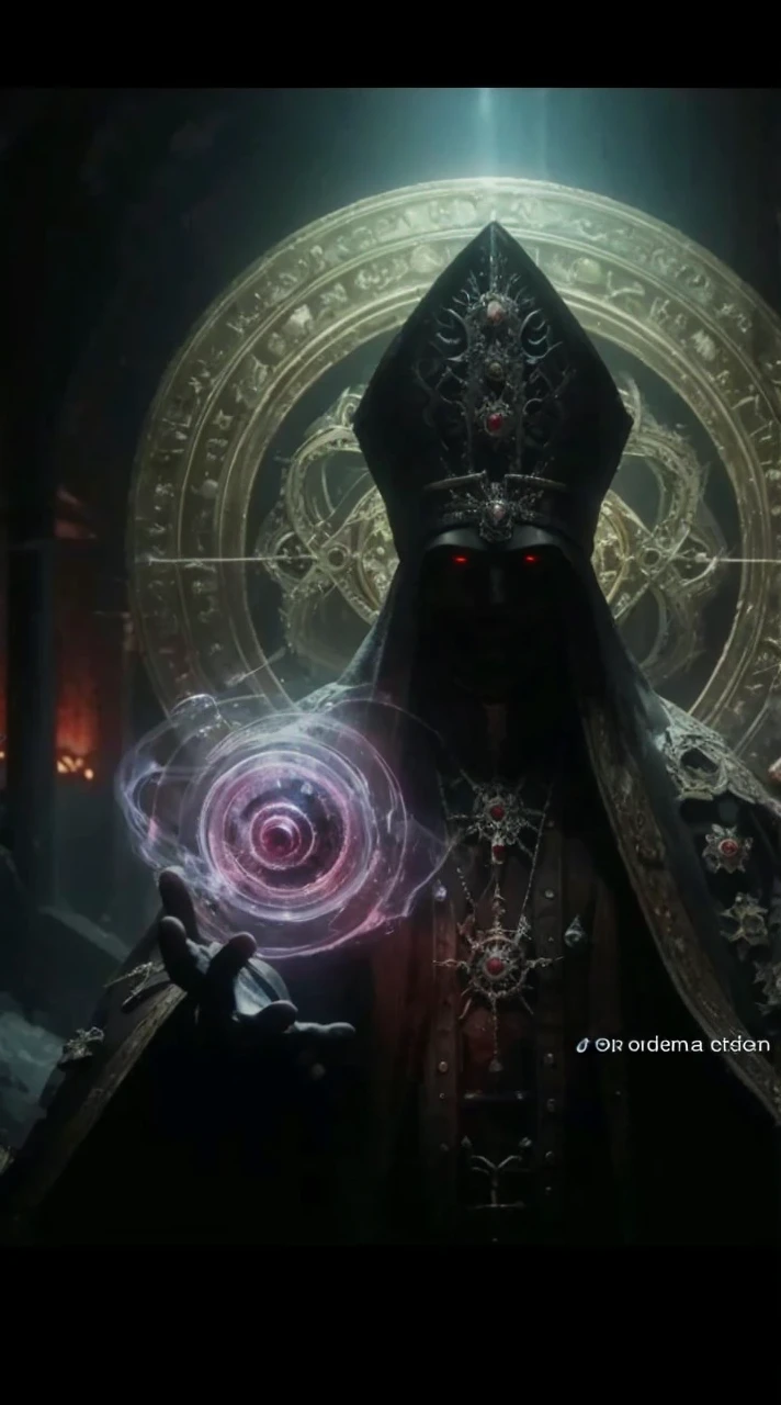 Annihilating and frightening look