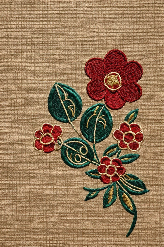 Yao embroidery background
