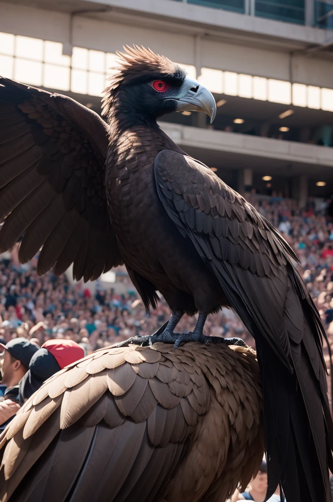 Flamengo vulture in the crowd
