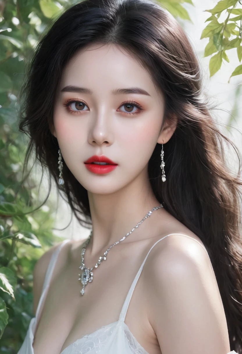 (masterpiece),(best quality:1.1),(Super detailed),Best Illustration,detailed,(naked:1.1),(Intense full body shot),Watercolor painting)floating,1 busty girl,(Large Breasts,nipple),Solitary,,Slim,(极其Exquisite beauty的脸),(big eyes,Exquisite beauty),(Messy black hair),(Exquisite makeup,Red lips),Holding a red long sword,Soft and lazy,bright,4K