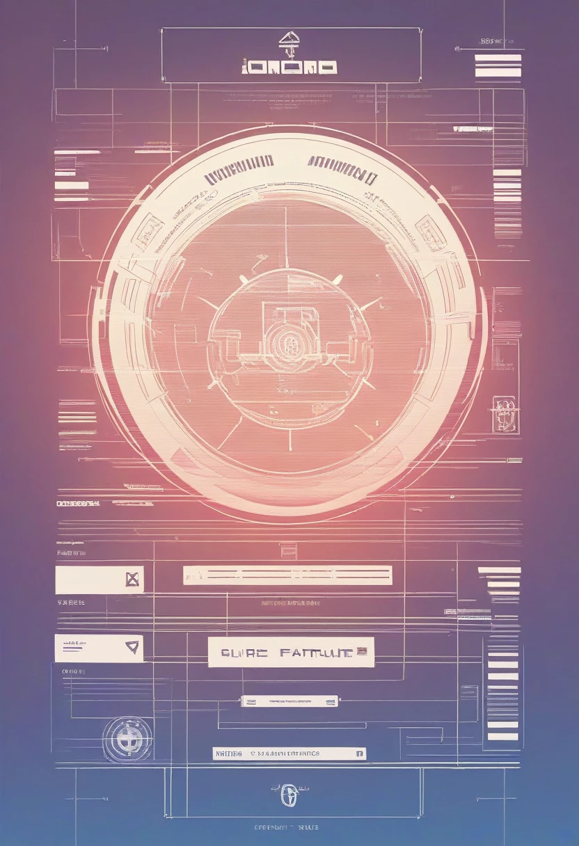 Futuristic Facebook cover that merges technology and finance. Blue to purple gradient background with faint lines of code. center: 3D hologram of a world globe surrounded by floating cryptocurrency symbols, electronic devices and growth charts. Elegant cyberpunk style