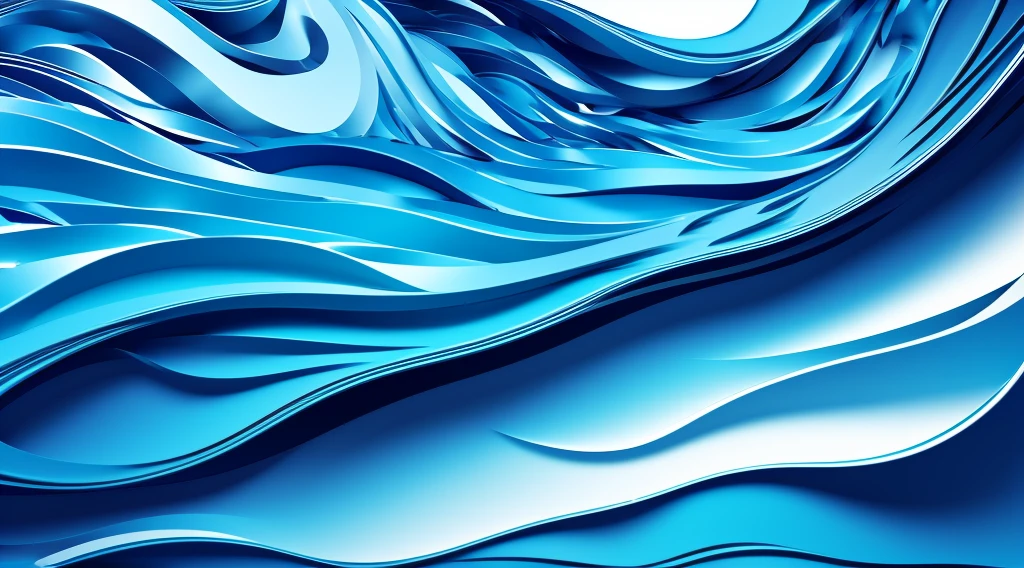 3d abstract background that encompases a wide spectrum blue color