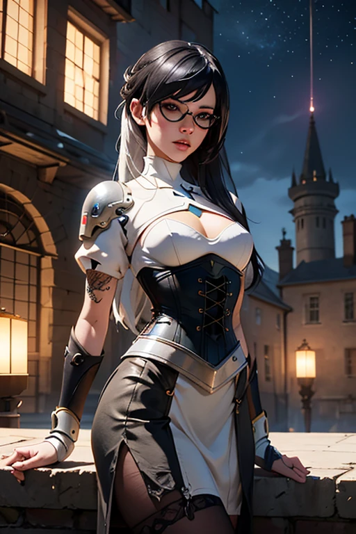 Gwen Tennyson,YoRHa 2b,tracer,Claire Fallon,Overwatch,Atelier Ryza,close,Castle siege battle,Tattoo,Silver and white plug suit,white short sleeve night top,Short Sleeve Knight Full Plate Armor,long night skirt,Steel Knight Corset,Super long hair,Queen&#39;s Makeup,Green Eyes,Multicolored silver hair,Long dress train,Sexy smile, freckles,beautiful girl,Silver thigh-high boots,Large Breasts,8K,Super detailed,Realistic,Fantasy art,Silver Knight Uniform,queen gown dress,hairpin,Ear Piercing,Templar Hand and Neck Jewelry,(weather:the wind is strong),One girl,Long Scarlet Knight Coat,battlefield,Holding a Templar shield,