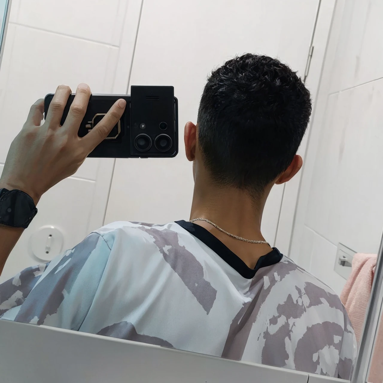 18 year old boy with cap