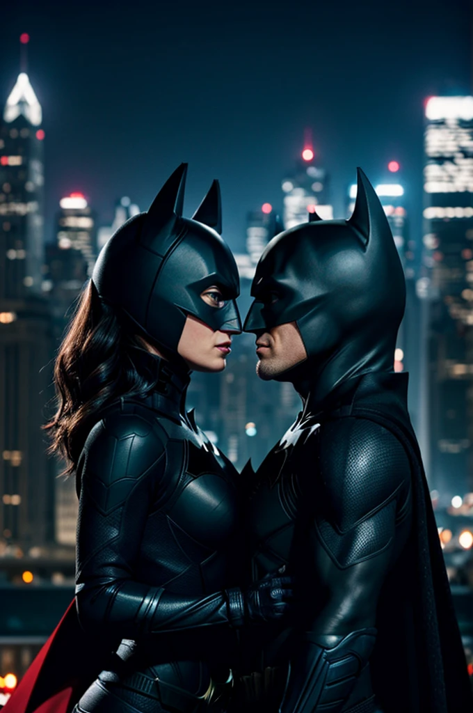 Batman Vs Batwoman Face To Face Standing,4k Ultra Hd,
Night City Background