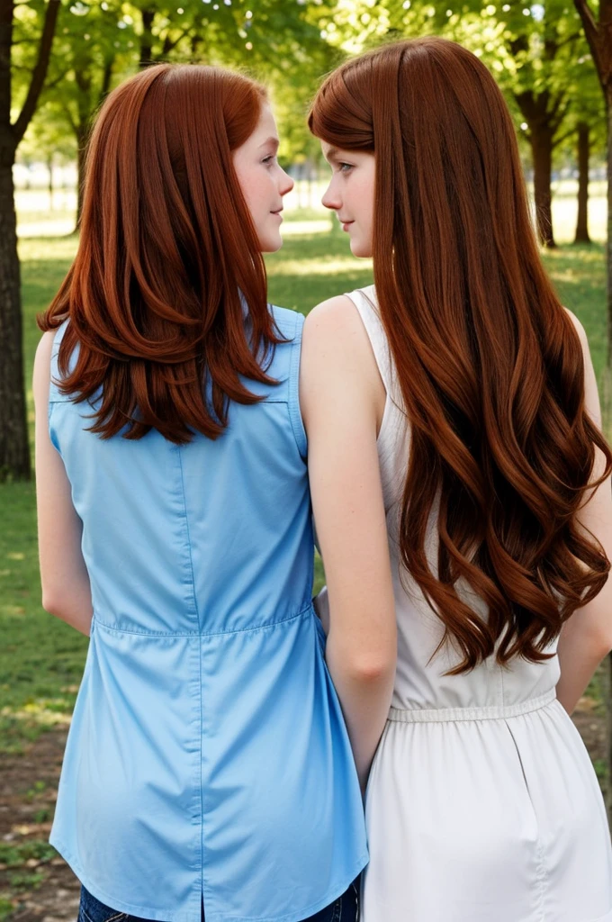 Two boys turning their backs on each other 14 year old redhead girl, white with blue eyes, he would be. The boy a brown boy, white blue eyes, kind.