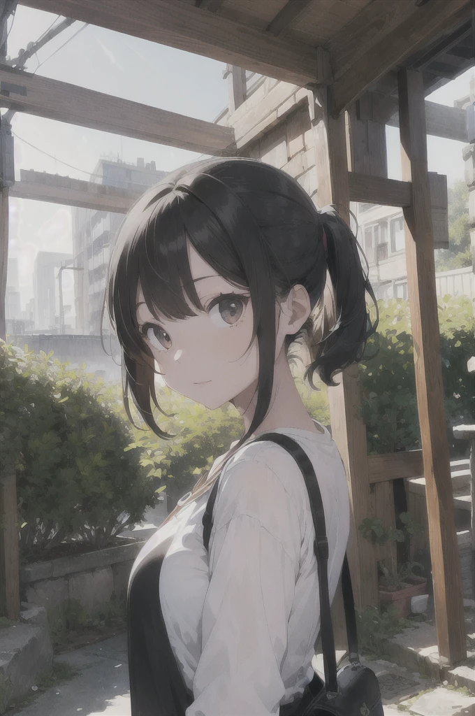 (oil, masterpiece, Highest quality, Super detailed, Focus on the characters,frontを向いている),(One girl,alone,Detailed face,The face is detailed as shown in the picture,),(The wind is blowing strongly,Beautiful black hair,Full body tattoos,),(Dynamic Angle, Dynamic pose,),(Her chest is exposed,Muscular,Exoskeleton,black,front,Enveloped in purple flames all over the body,)
