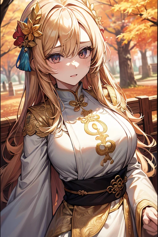 {{{{masterpiece}}}}, {{{Ultra-detailed}}}, {{{High resolution}}}, {{Excellent anatomy}}, (((Highest quality))), ((Very delicate and beautiful)), {{Very detailed and delicate}}, {8k CG wallpaper},((Detailed Background))、Extremely detailed, solo, Perfect Face, Beautiful face, Highly detailed face，(Mastepiece), (Best Quality)、One female、Best Style、Beauty、The most beautiful woman in the world、(((黄colorの透けたドレス:1.5))),((Big Breasts))、a 黄color tree lined path with leaves on the ground, breath-taking Beautiful trees, breath - taking Beautiful trees, Blossoming Road to Heaven, Bright but gloomy gold, 黄color color, 黄color colours, Golden Autumn, in autumn, wonderful, 黄color carpeted, 黄color hue, Beautiful trees, shades of 黄color, color: 黄color, Golden Leaf, During the fall、palace、(((ピンクcolorのロングヘア―)))